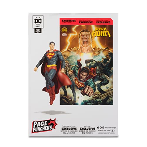 McFarlane Toys DC Direct - Page Punchers - 7' Figure with Comic - Black Adam Wave 1 - Superman