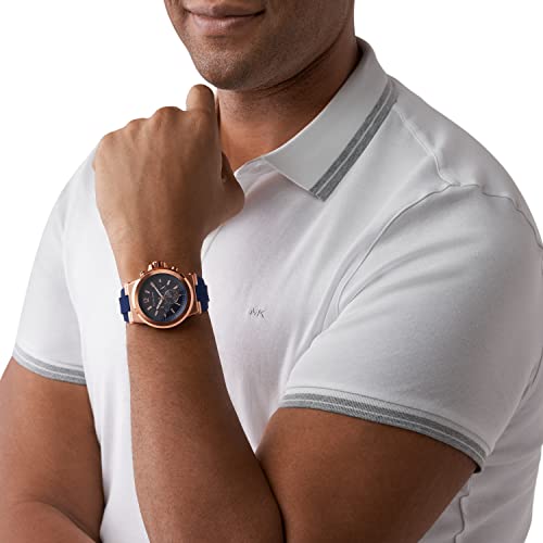 Michael Kors Analog Blue Dial Men's Watch