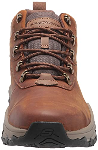 Skechers USA Men's Men's 204484 Ankle Boot, Dark Brown, 10.5