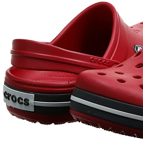 Crocs unisex adult Men's and Women's Crocband Clog, Pepper, 8 Women 6 Men US