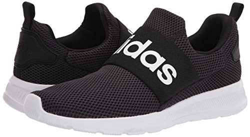 adidas Men's Lite Racer Adapt 4.0 Running Shoes, Black/White/Black, 8