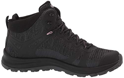 KEEN Women's Terradora 2 Waterproof Mid Height Hiking Boots, Black/Magnet, 9