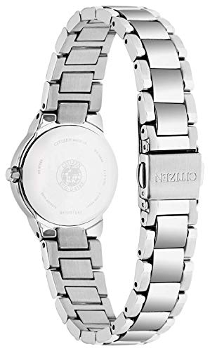 Citizen Women's Eco-Drive Dress Classic Watch in Stainless Steel, Mother of Pearl Dial (Model: EW1670-59D)
