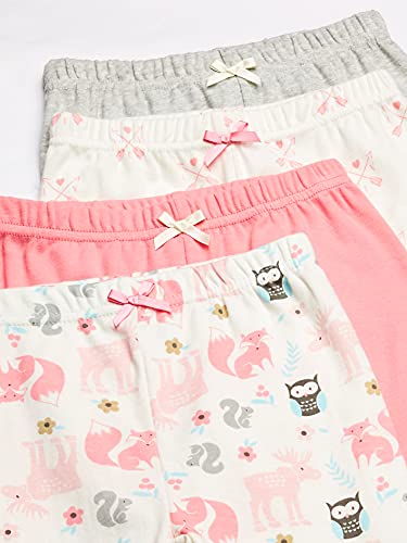 Hudson Baby Unisex Baby Cotton Pants and Leggings Girl Forest, 6-9 Months