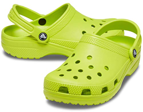 Crocs Unisex Classic Clogs (Retired Colors), Lime Punch, 16 US Men