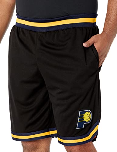 Ultra Game NBA Indiana Pacers Mens Woven Basketball Shorts, Team Color, Small