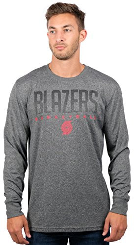 Ultra Game -NBA Men's Active Long Sleeve Pullover T-Shirt