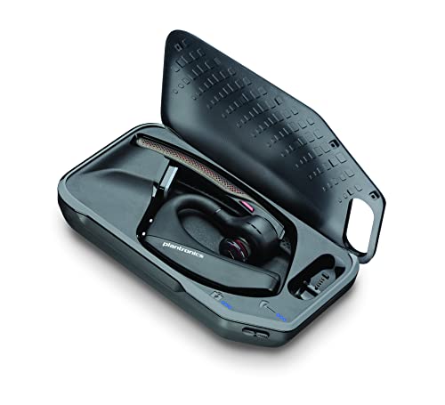 Plantronics - Voyager 5200 UC (Poly) - Bluetooth Single-Ear (Monaural) Headset - USB-A Compatible to connect to your PC and/or Mac - Works with Teams, Zoom and more - Noise Canceling