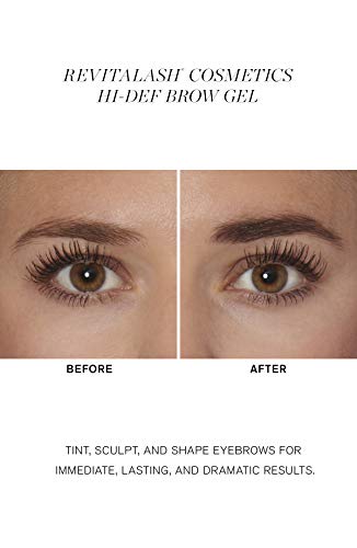 RevitaLash Cosmetics, Hi-Def Brow Gel, Hypoallergenic and Cruelty Free , 0.25 Fl Oz (Pack of 1)