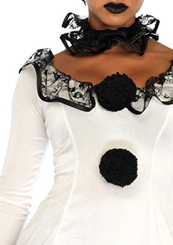 Leg Avenue Women's Costume, White/Black, Small/Medium