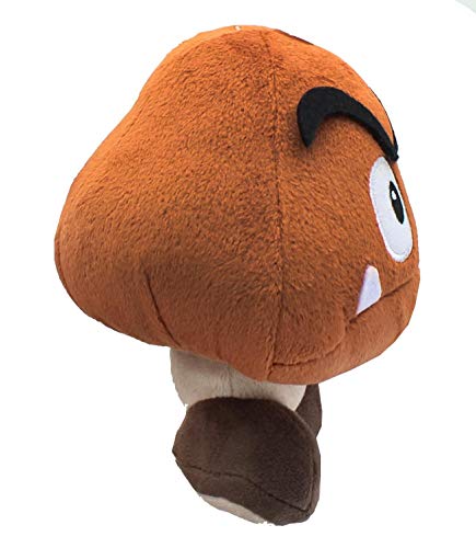 Little Buddy Super Mario All Star Collection 1427 Goomba Stuffed Plush, 5', Multi-colored