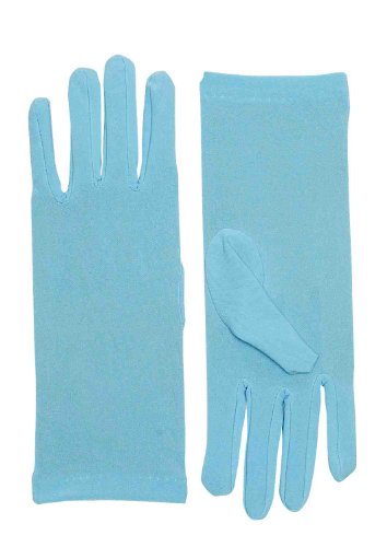 Forum Novelties Women's Novelty Short Dress Gloves, Blue, One Size