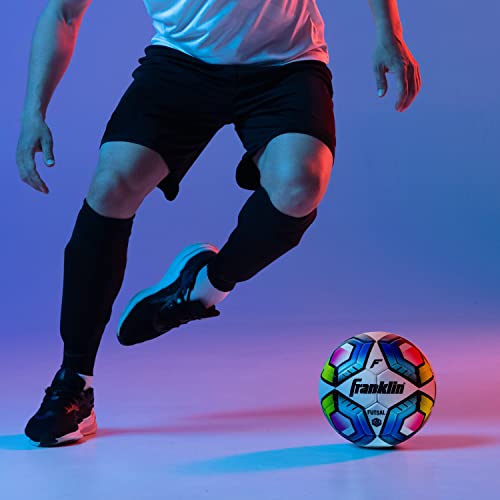 Franklin Sports Futsal Ball - Low Bounce Futsal and Indoor Soccer Training Ball - Heavy Indoor + Outdoor Futsal Ball - Official Size - Size 4