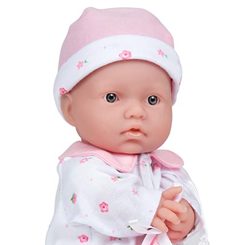 Caucasian 11-inch Small Soft Body Baby Doll | JC Toys - La Baby | Washable |Removable Pink Outfit w/ Hat and Blanket | For Children 12 Months +