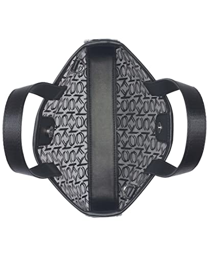 Calvin Klein Tessa Key Item Mini Bag Crossbody, Black/Black Clear