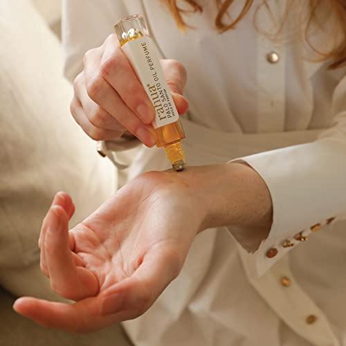 Rahua Palo Santo Oil Perfume 0.33 FL Oz, Botanical Essential Alcohol-free Oil Perfume, Fresh and Sophisticated Unisex Scent of Sacred Palo Santo, Sweet and Woodsy Oil Perfume