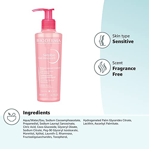 Bioderma - Sensibio - Foaming Gel - Cleansing and Make-Up Removing - Refreshing feeling - for Sensitive Skin