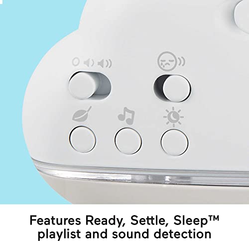 Fisher Price Sound Machine Calming Clouds Mobile and Soother Convertible Crib to Tabletop with Music and Lights for Newborn to Toddler