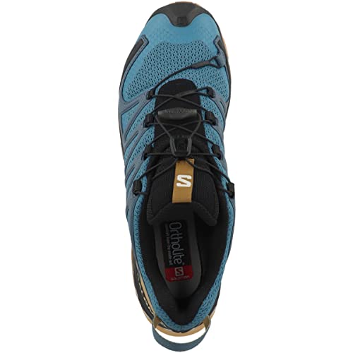 Salomon XA PRO 3D v8 Trail Running Shoes for Men, Barrier Reef/Fall Leaf/Bronze Brown, 11.5