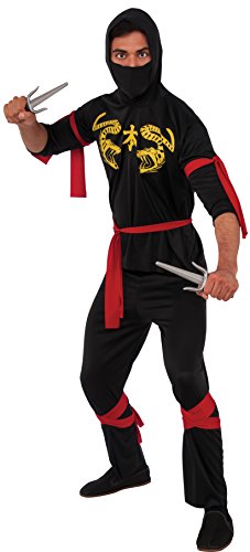 Rubie's mens Haunted House Collection, Ninja Costume Party Supplies, Multicolor, One Size US