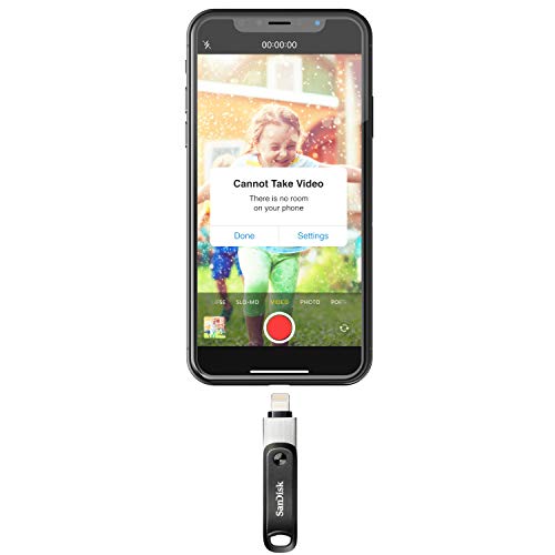 SanDisk 64GB iXpand Flash Drive Go for iPhone and iPad - SDIX60N-064G-GN6NN