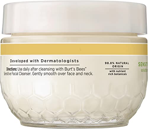 BURT'S BEES Calming Night Cream with aloe and Rice milk,1.8 oz