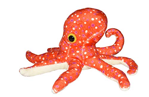 Wild Republic Octopus Plush, Stuffed Animal, Plush Toy, Gifts for Kids, Hug’ems 10 inch