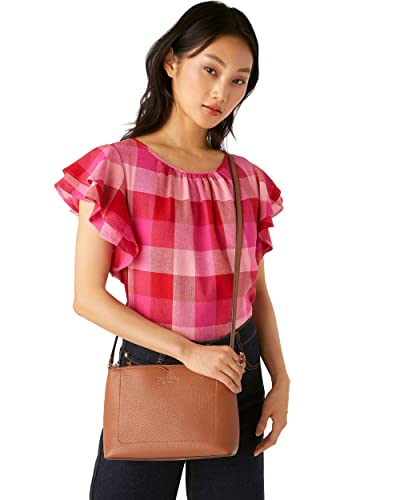 Kate Spade Harlow Pebbled Leather Crossbody Bag (Warm a gingerbread)