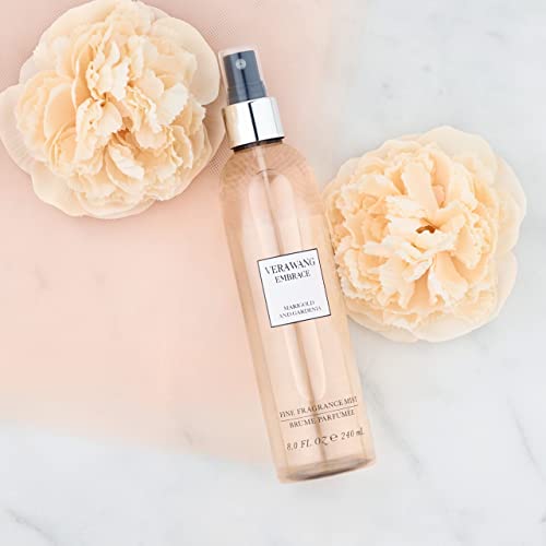 Vera Wang Embrace Body Mist for Women Marigold and Gardenia Scent, 8 Ounce Body Mist Spray Dreamy Floral and Warm Fragrance