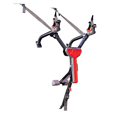 Allen Sports Ultra Compact Folding 1-Bike Trunk Mount Rack, Model MT1-B, Gray powder coated