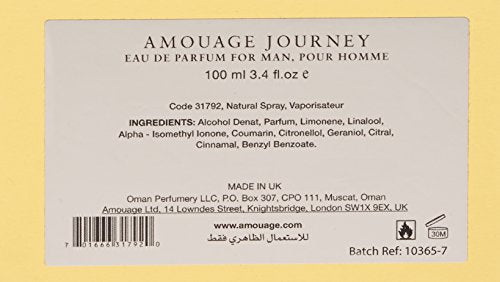 AMOUAGE Journey Man's Eau de Parfum Spray, 3.4 Fl Oz