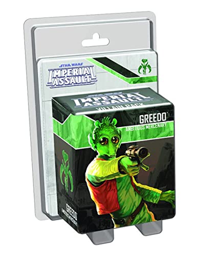 Star Wars Imperial Assault Board Game Greedo VILLAIN PACK | Strategy Game | Battle Game for Adults and Teens | Ages 14+ | 1-5 Players | Avg. Playtime 1-2 Hours | Made by Fantasy Flight Games