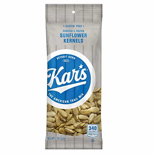 Kar’s Nuts Roasted and Salted Sunflower Kernels, 2 oz Individual Packs – Bulk Pack of 72, Gluten-Free Snacks