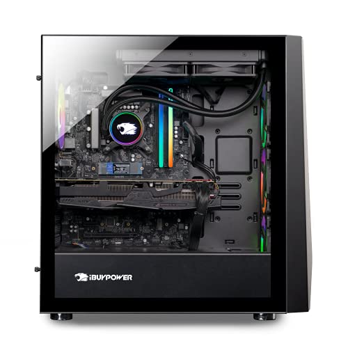 iBUYPOWER Pro Gaming PC Computer Desktop SlateMR 236i (Intel i5-12600KF 3.7GHz, GeForce RTX 3060 12GB, 16GB DDR4 RGB RAM, 500 GB NVMe SSD + 1 TB HDD, WiFi Ready, Windows 11 Home)