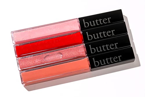 butter LONDON Plush Rush Plumping Lip Gloss, Ultra-Shine and Hydrating, Improves Lip Texture, Cruelty Free, The Big Day