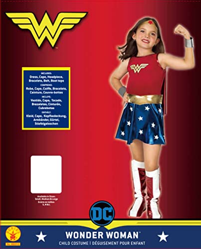 Rubie's Super DC Heroes Wonder Woman Child's Costume, Small