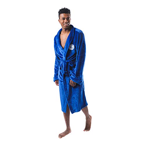Ultra Game -NBA Philadelphia 76ers Mens Lounge Bath Robe, Team Color, 1SIZE