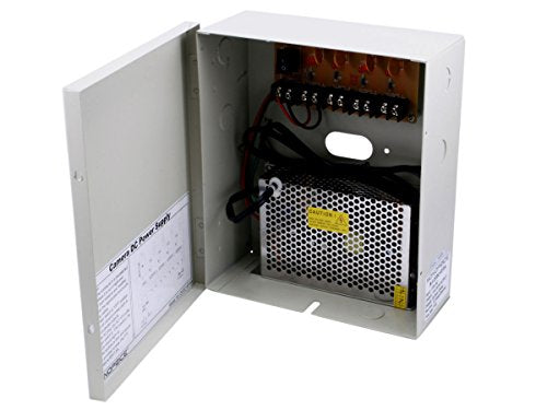 Monoprice 106877 4 Channel 12V DC 5 Amps CCTV Camera Power Supply