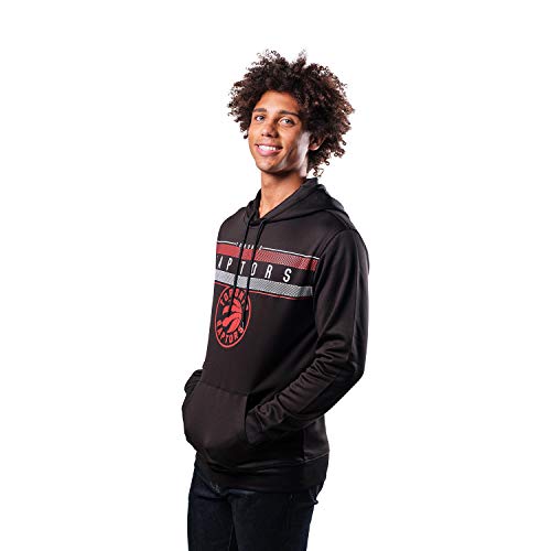 Ultra Game NBA Men's Fleece Midtown Pullover Sweatshirt, Black, Large