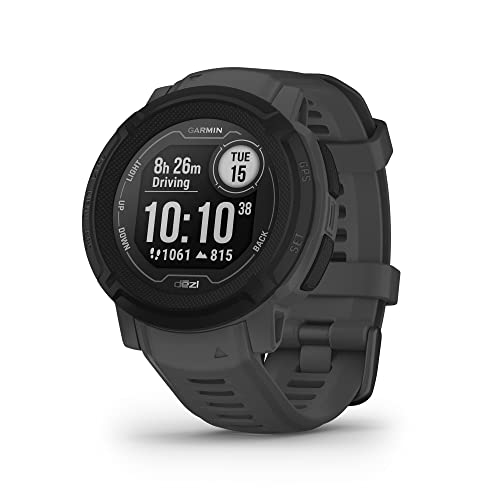 Garmin Instinct 2, dezl Edition, Rugged Trucking Smartwatch, Easy Break Planning, Compatible with the dezl OTR Navigator, Black