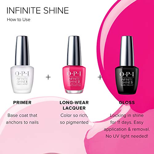 OPI Infinite Shine 2 Long-Wear Lacquer, Grapely Admired, Purple Long-Lasting Nail Polish, 0.5 fl oz