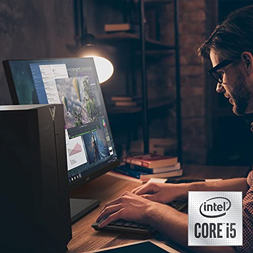 Acer Aspire TC-1660-UA19 Desktop | 10th Gen Intel Core i5-10400 6-Core Processor | 12GB 2666MHz DDR4 | 512GB NVMe M.2 SSD | 8X DVD | Intel Wireless Wi-Fi 6 | Bluetooth 5.2 | Windows 11 Home