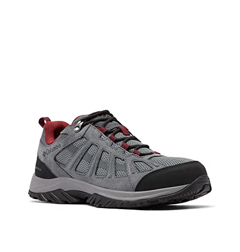 Columbia Mens Redmond Iii Waterproof Hiking Shoe, Titanium Grey Steel/Black, 10 US