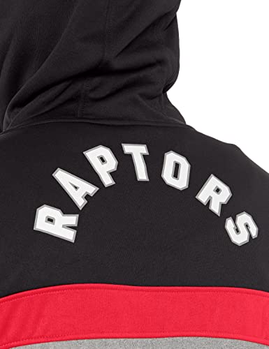 Ultra Game NBA Toronto Raptors Mens Soft Fleece Full Zip Jacket Hoodie, Team Color, Medium