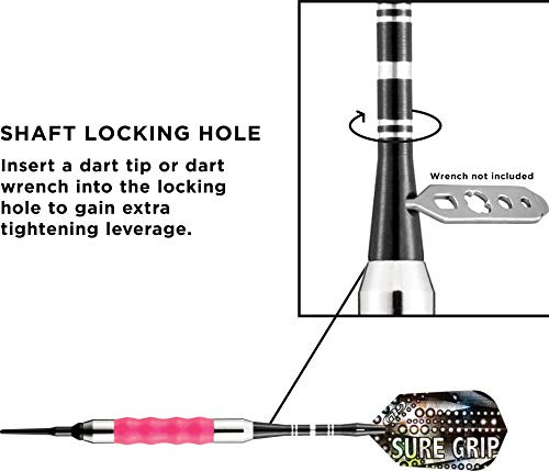 Viper Sure Grip Soft Tip Darts, Pink, 16 Grams
