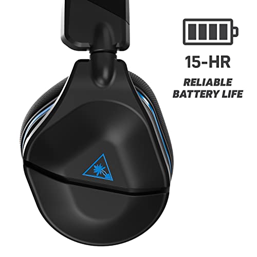 Turtle Beach Stealth 600 Gen 2 Wireless Gaming Headset for PlayStation 5, PS4 Pro, PS4 and Nintendo Switch with 50mm Speakers, 15-Hour Battery life, Flip-to-Mute Mic, and Spatial Audio - Black (Renewed)