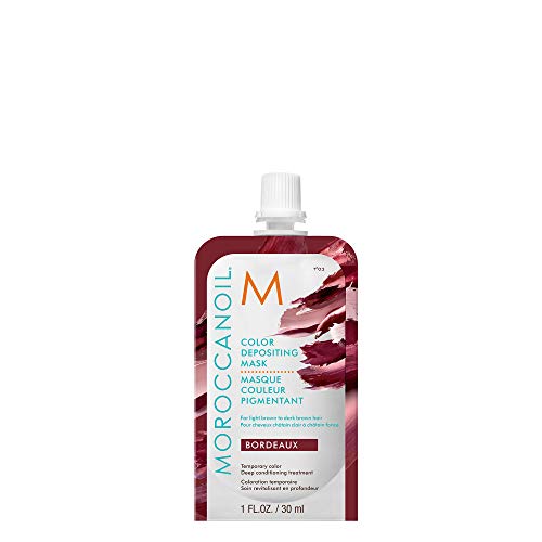 Moroccanoil Color Depositing Hair Mask Packette, Bordeaux, 1 Fl Oz