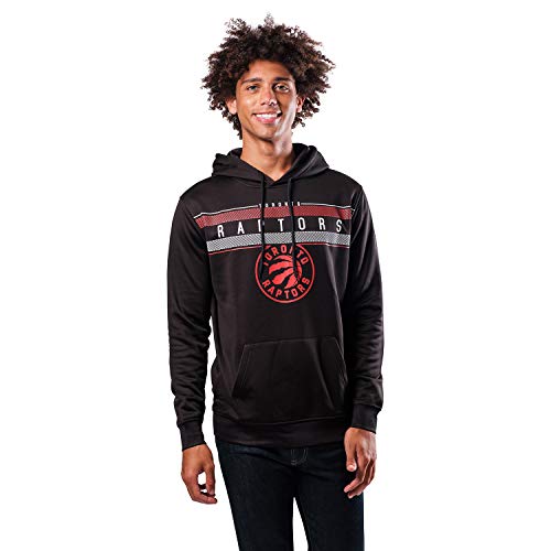 Ultra Game NBA Men's Fleece Midtown Pullover Sweatshirt, Black, Large