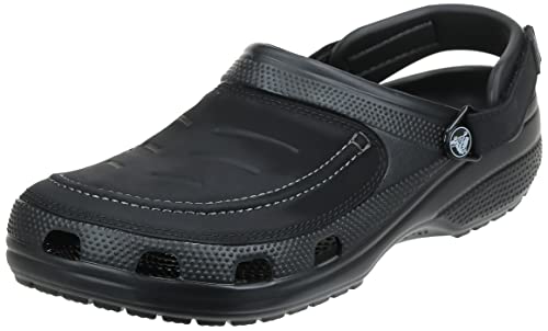 Crocs Men's Yukon Vista II Clogs, Black, 8 Men