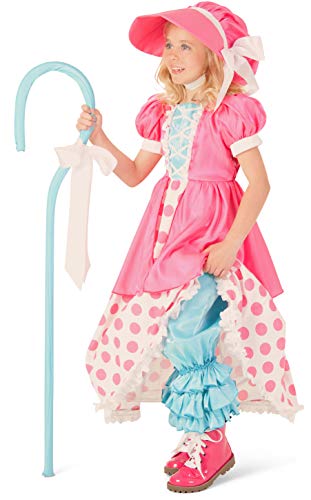 Princess Paradise Polka Dot Bo Peep Costume, Multicolor, X-Small (4)